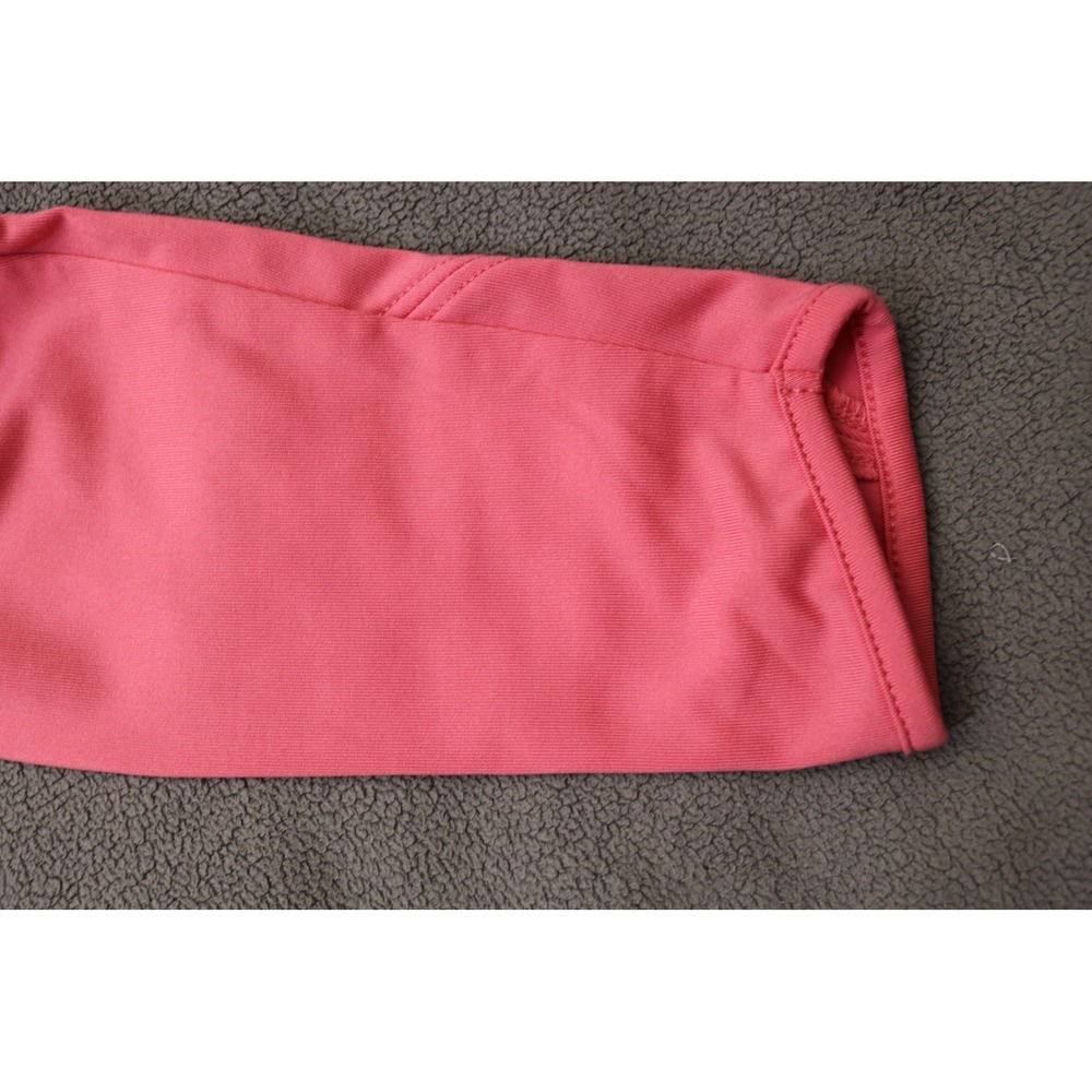 SPORTTEK Quarter Zip Pullover Jacket Women Large Pink Thumb Hole Activewear Top - Picture 8 of 13